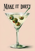 Load image into Gallery viewer, A4 Martini Poster – Classic Cocktail Wall Art