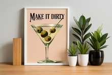 Load image into Gallery viewer, A4 Martini Poster – Classic Cocktail Wall Art