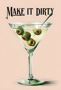A4 Martini Poster – Classic Cocktail Wall Art