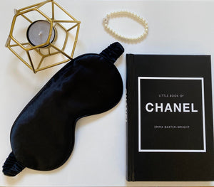 Slip Into Sleep - Black Silk Sleep Mask