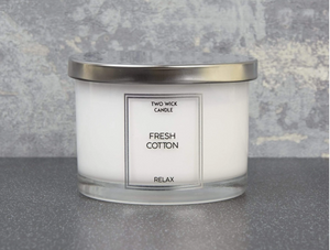 Large Fresh Cotton Scent Candle
