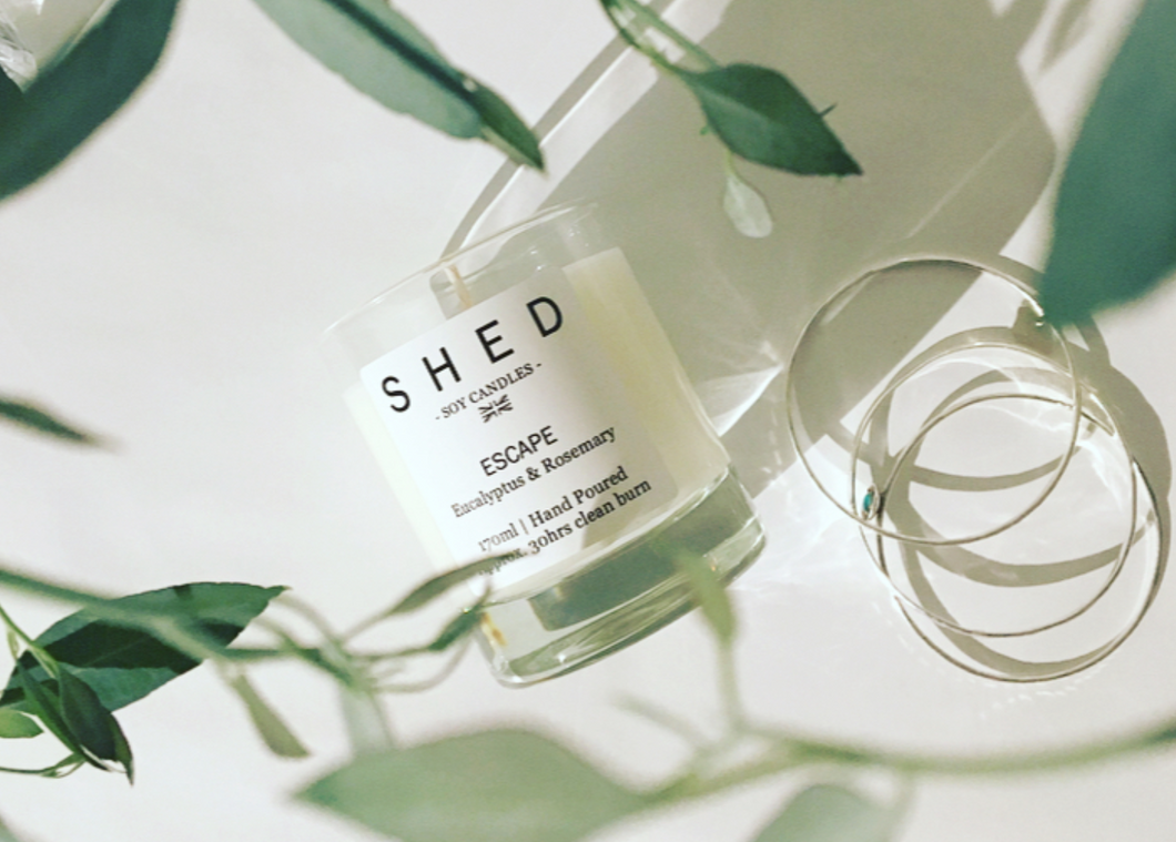 Shed Soy Candles ESCAPE - EUCALYPTUS & ROSEMARY