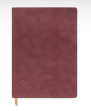 Load image into Gallery viewer, Vegan Suede Journal- Burgundy
