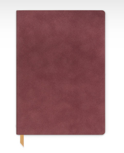 Vegan Suede Journal- Burgundy