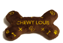 Load image into Gallery viewer, Chewy Louis Bone Parody Plush Dog Toy
