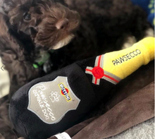 Load image into Gallery viewer, Pawsecco Bottle Plush Dog Toy
