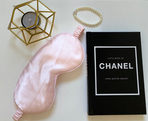 Slip Into Sleep- Pink Silk Sleep Mask