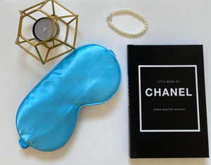 Slip Into Sleep - Turquoise Silk Sleep Mask